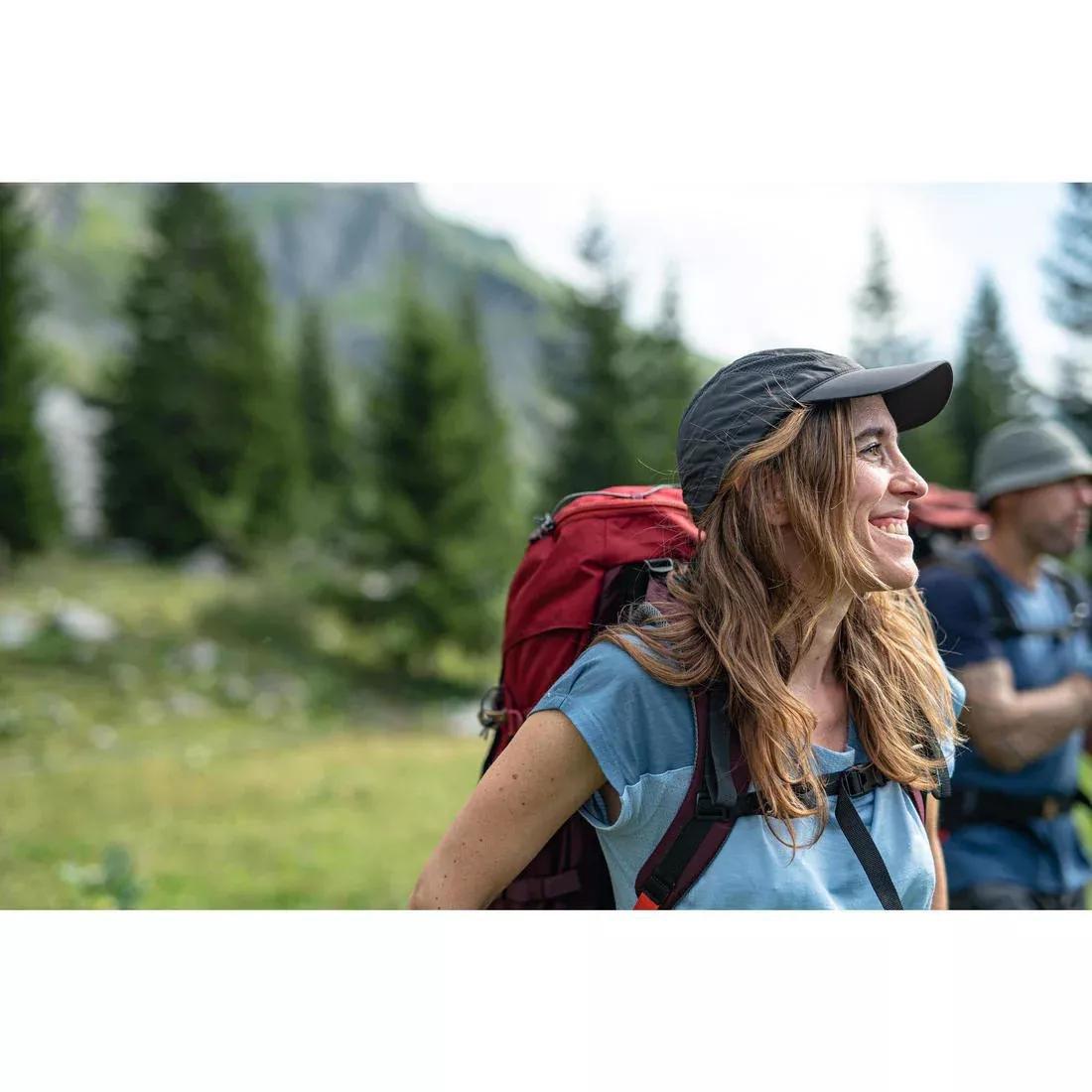 Ventilated Trekking Cap, Mt500, Steel Grey, No Color, large image number 12