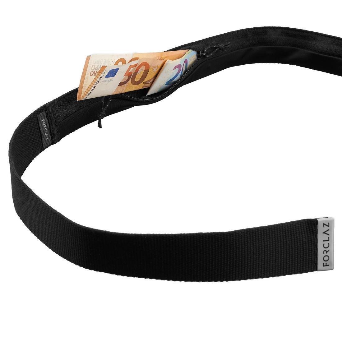 Travel Money Belt, Black, No Color, large image number 1