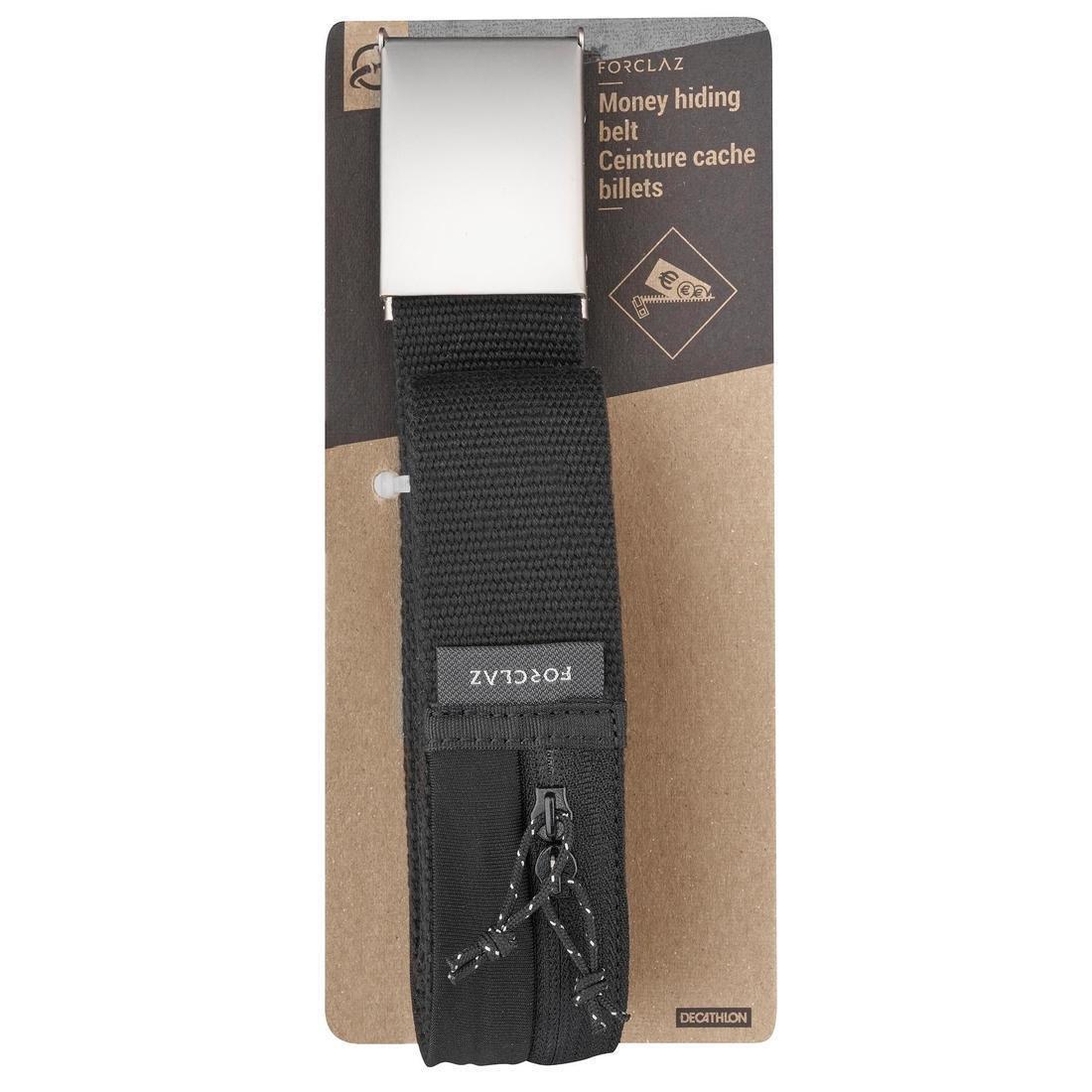 Travel Money Belt, Black, No Color, large image number 2