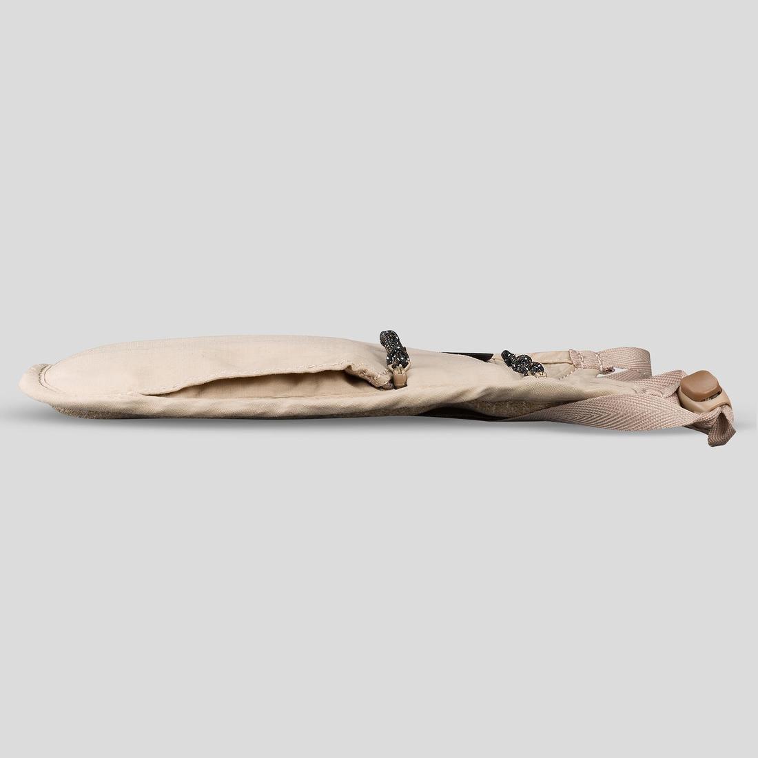 Discreet Travel Neck Pouch, Beige, No Color, large image number 3