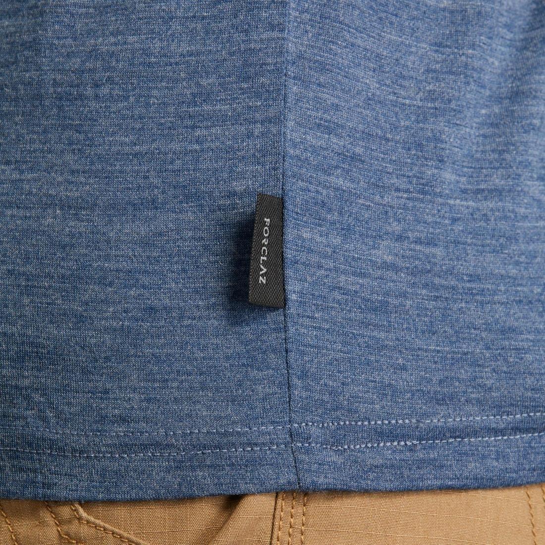 Mens Short-Sleeved Merino T-Shirt, Grey, , large image number 11