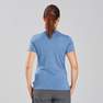 FORCLAZ - Womens Travel Trekking Merino Wool T-Shirt Travel100 , Grey