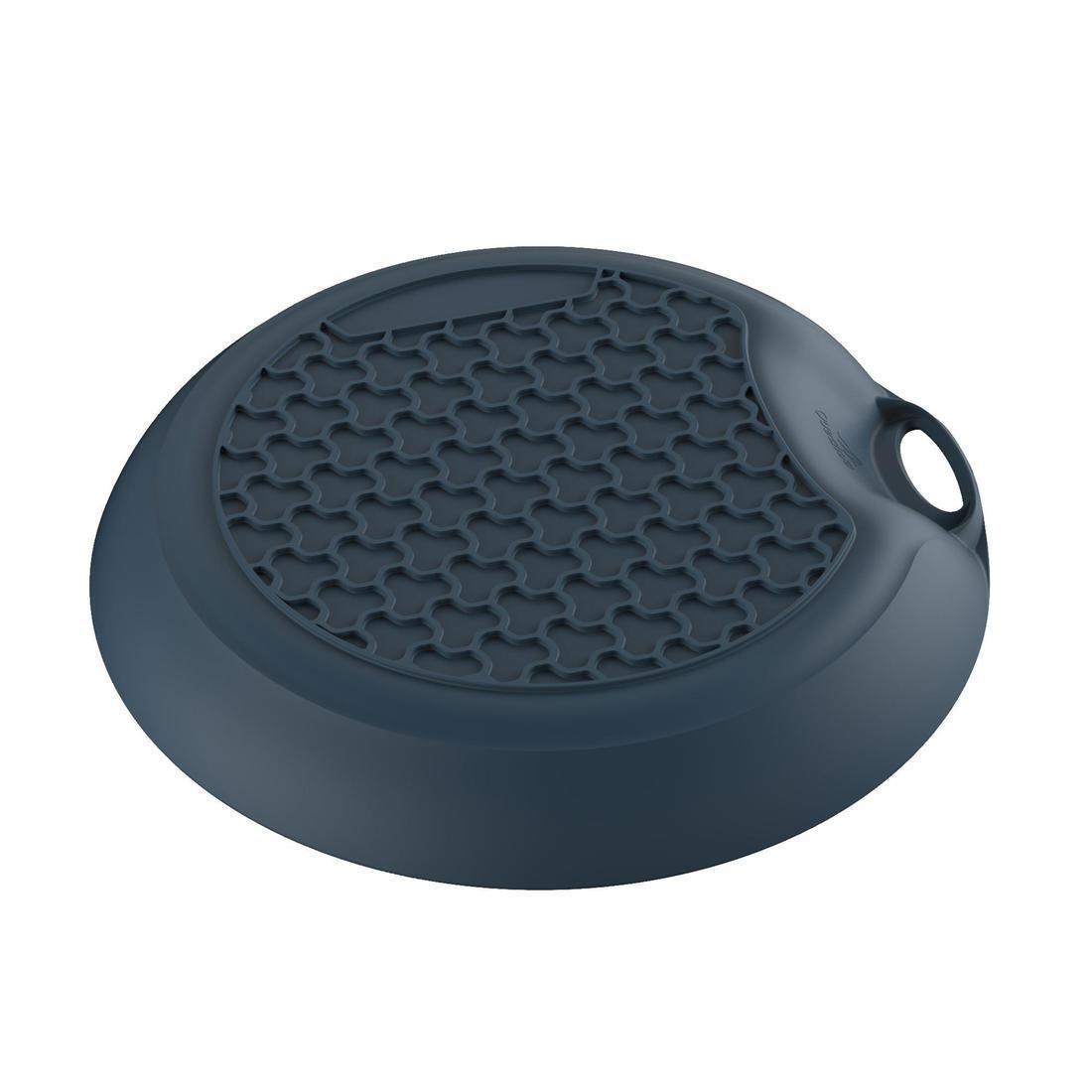 Plastic Camping Plate, Blue, No Color, large image number 5