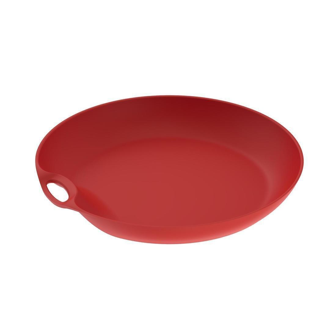 Plastic Camping Plate, Blue, No Color, medium