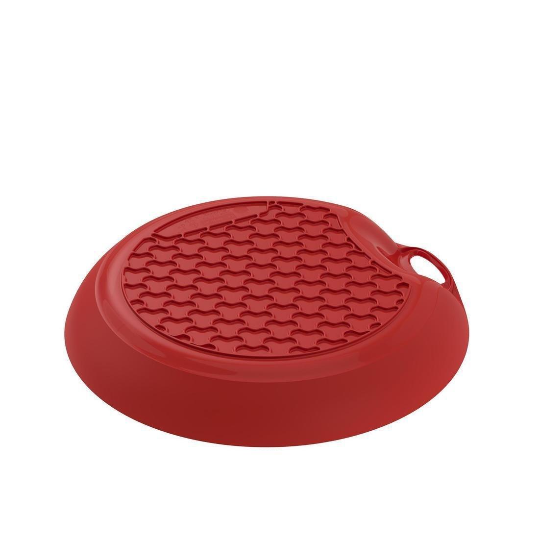 Plastic Camping Plate, Blue, No Color, medium