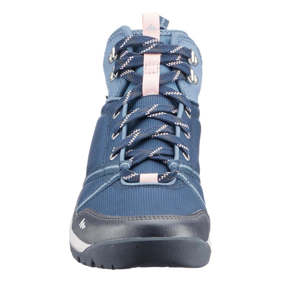 Women Mid Wp Waterproof Off-Road Hiking Shoes - Nh150, Blue, , large image number 4