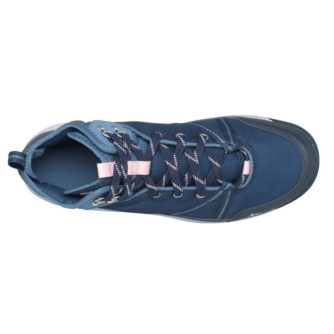 Women Mid Wp Waterproof Off-Road Hiking Shoes - Nh150, Blue, No Color, large image number 5