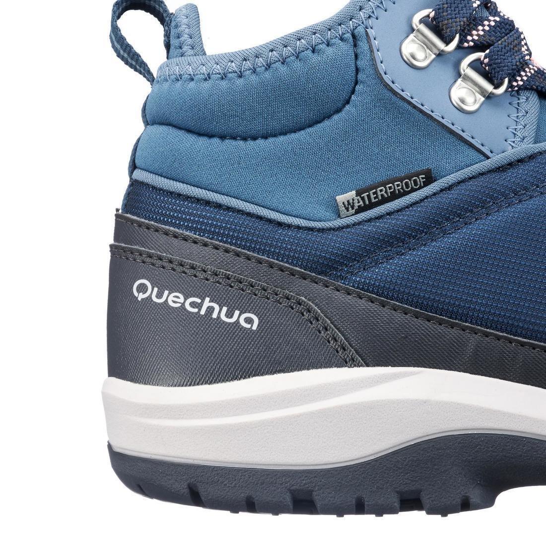 Women Mid Wp Waterproof Off-Road Hiking Shoes - Nh150, Blue, , large image number 7