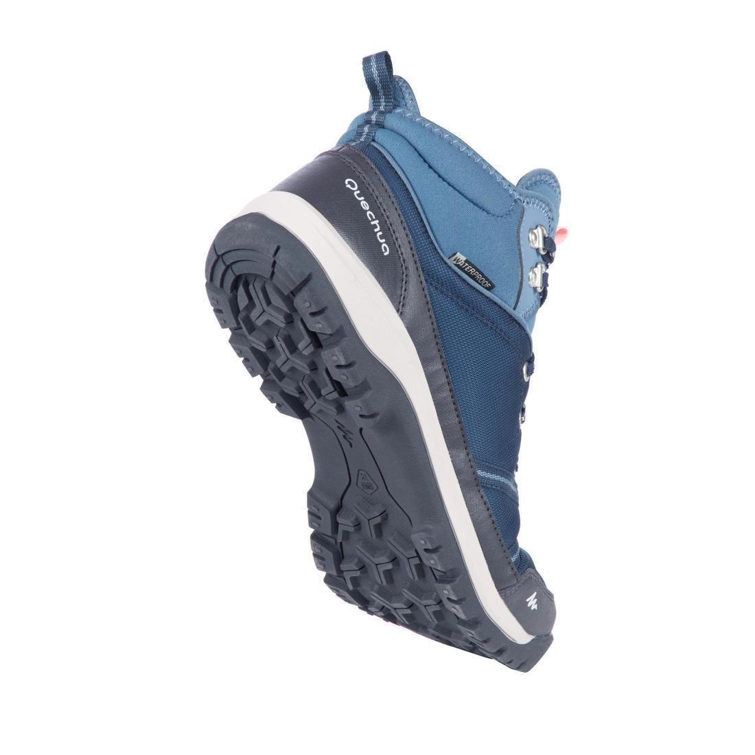 Women Mid Wp Waterproof Off-Road Hiking Shoes - Nh150, Blue, , large image number 8