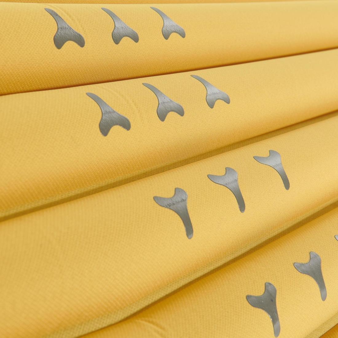 Trekking Inflatable Mattress Trek 700 Air, Yellow, No Color, large image number 6