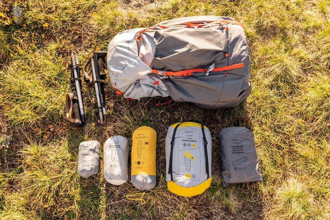 Trekking Inflatable Mattress Trek 700 Air, Yellow, No Color, large image number 12