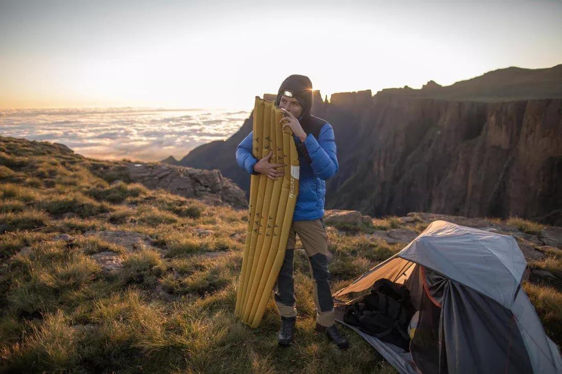 Trekking Inflatable Mattress Trek 700 Air, Yellow, No Color, large image number 14