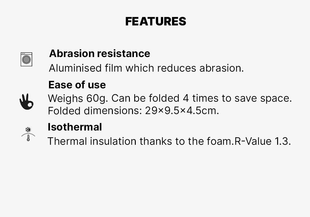 Foam Camping Seat, Grey, No Color, medium