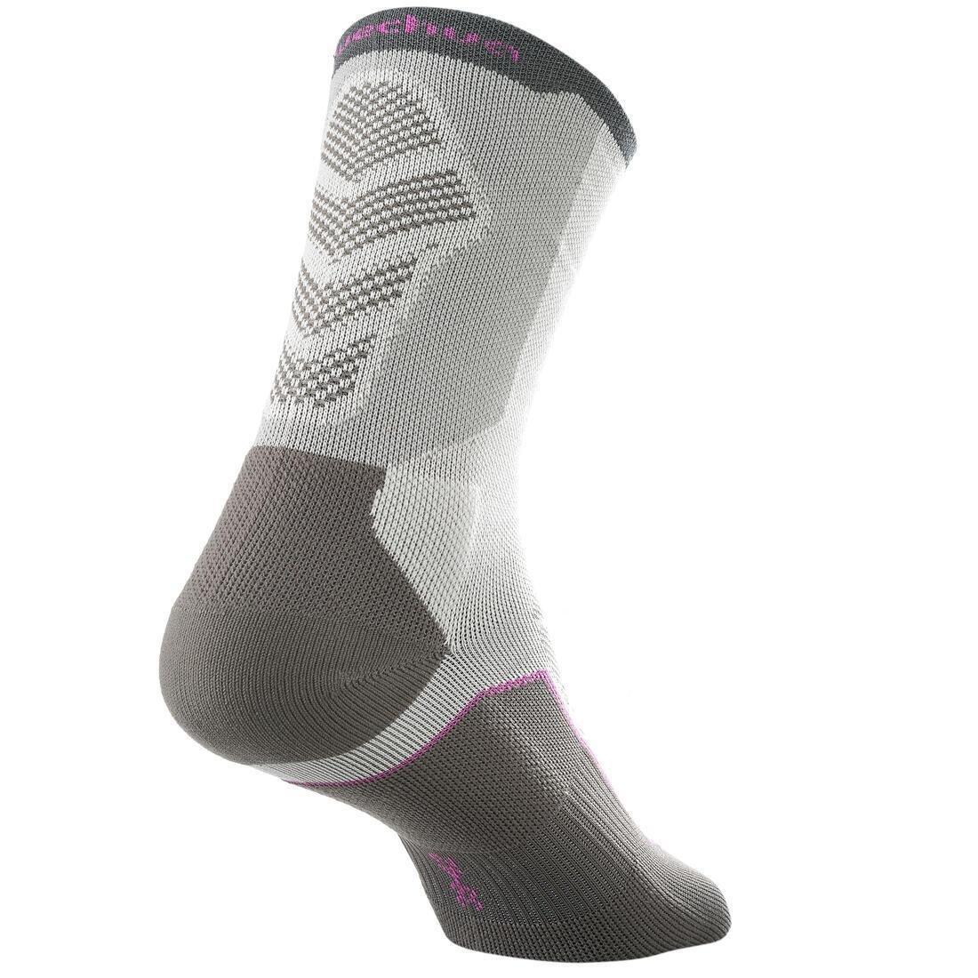 High-Top Walking Socks - 2 Pack, Grey, No Color, large image number 3