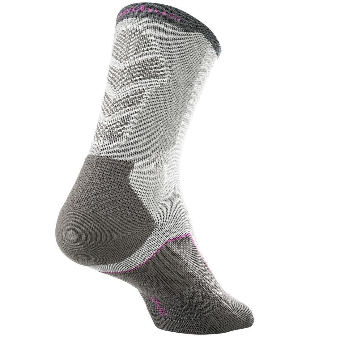 High-Top Walking Socks - 2 Pack, Grey, No Color, large image number 8