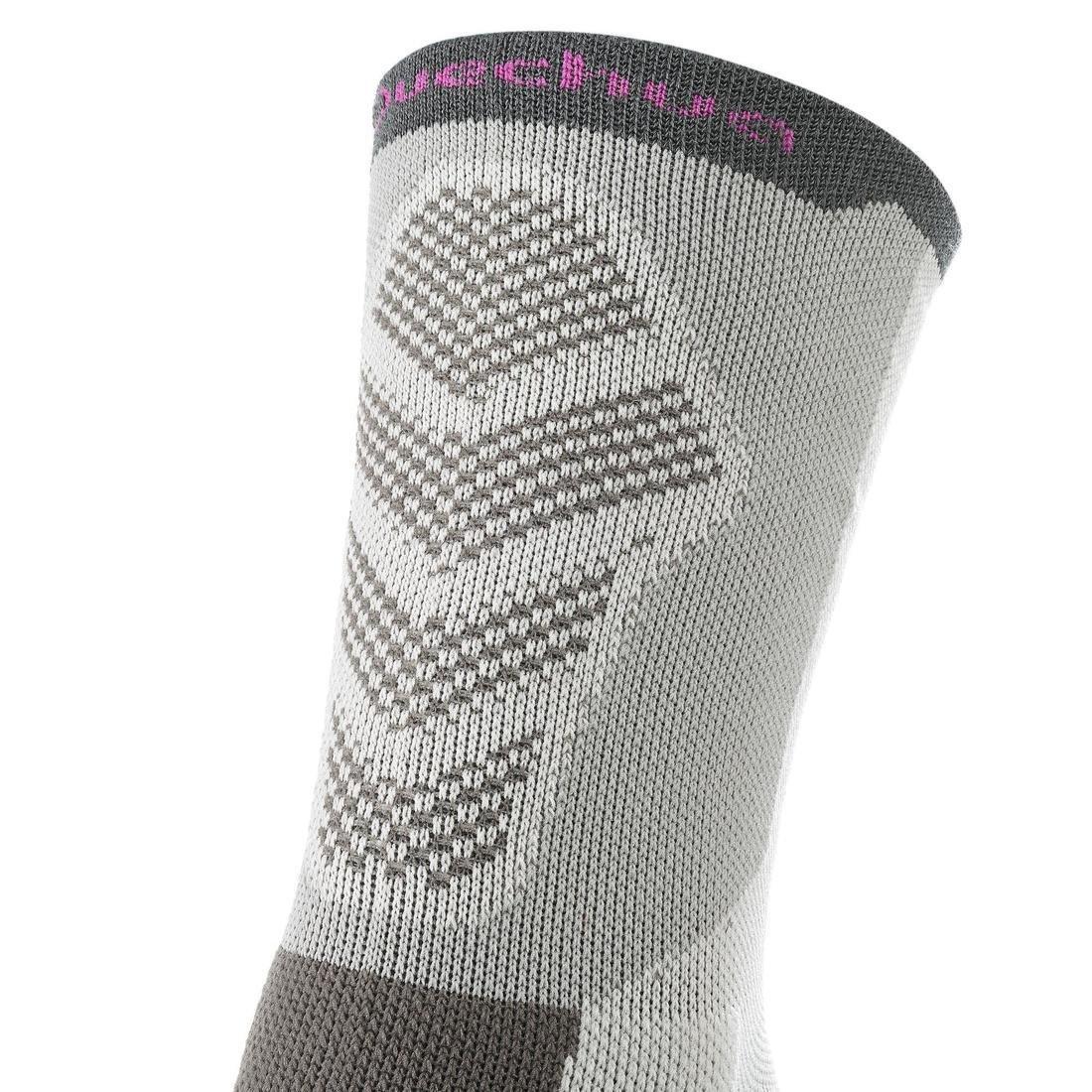 High-Top Walking Socks - 2 Pack, Grey, No Color, large image number 9