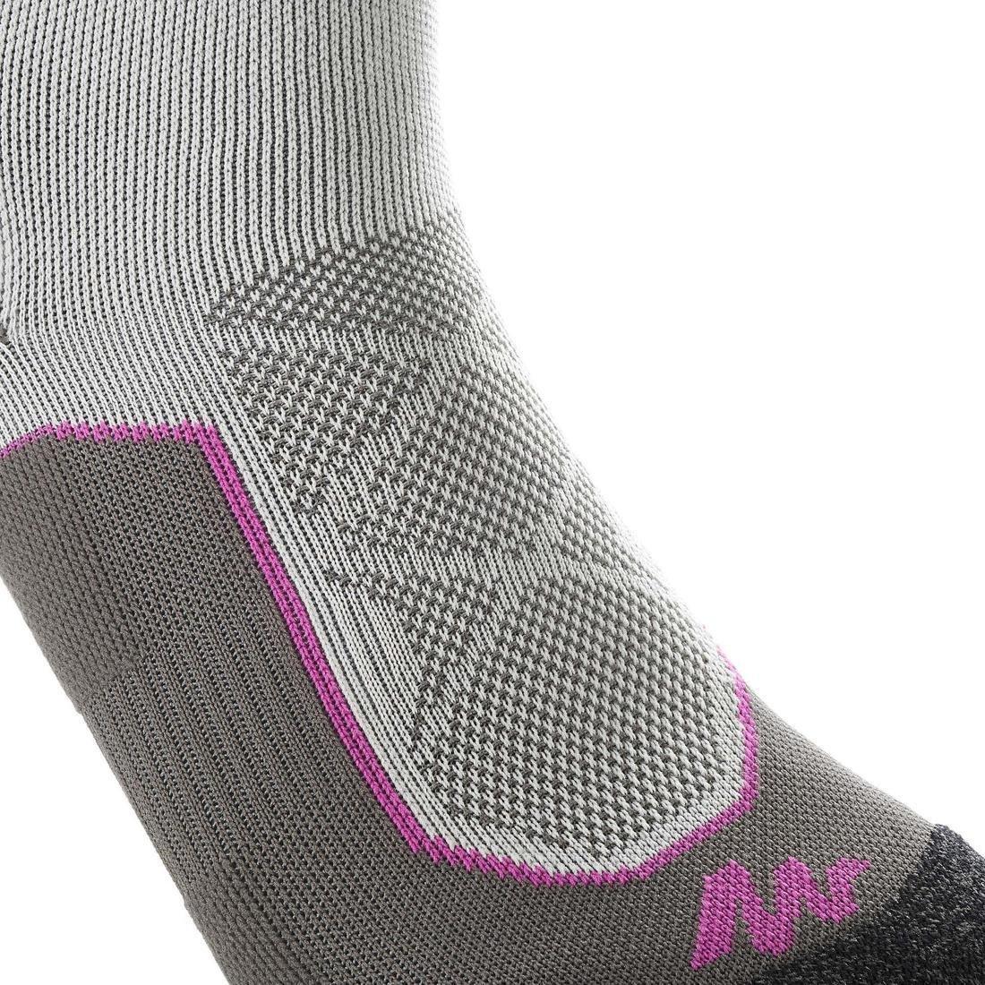 High-Top Walking Socks - 2 Pack, Grey, No Color, large image number 10