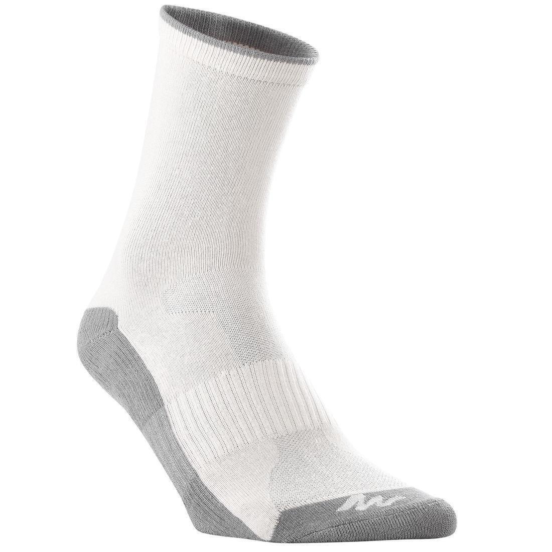 Kids High-Top Walking Socks, 2 Pack, Grey, , large image number 2
