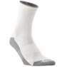 QUECHUA - Kids High-Top Walking Socks, 2 Pack, Grey