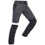 FORCLAZ - Mens Mountain Trekking Modular Trousers - Trek 500, Grey