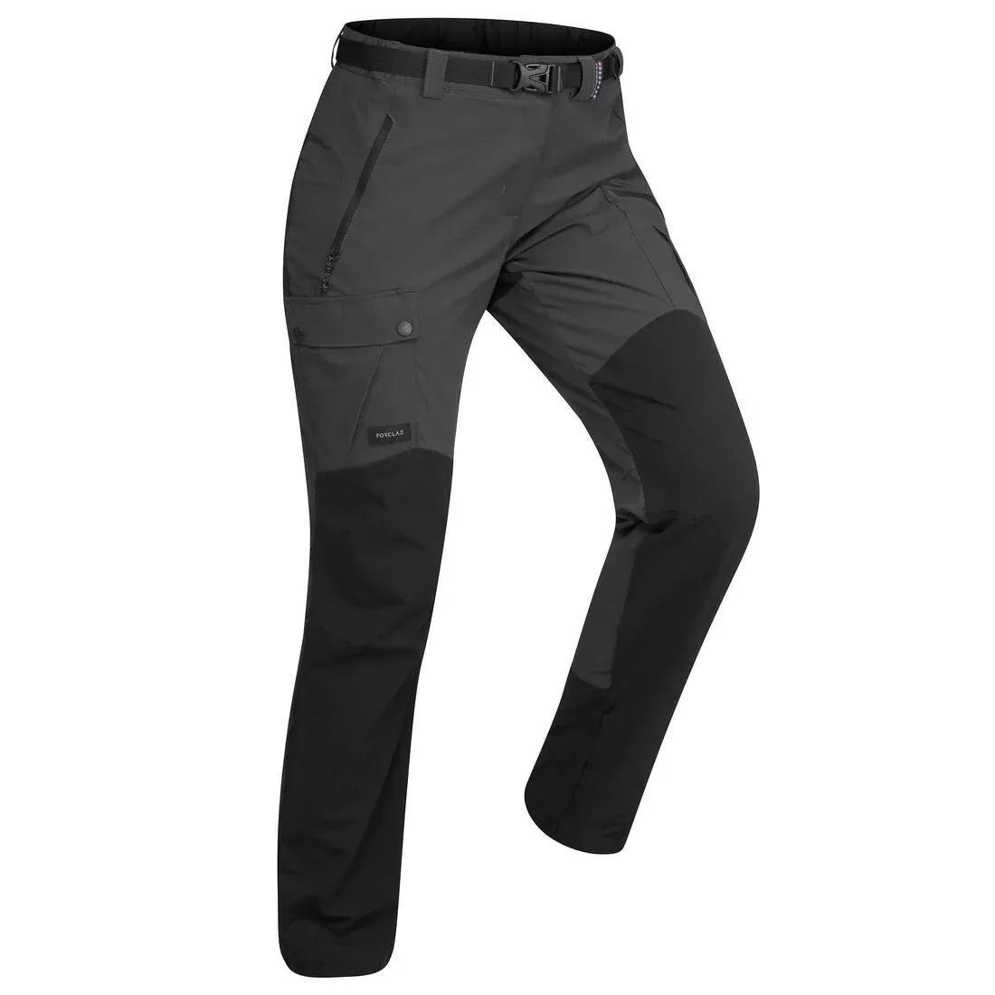 Womans Mountain Trekking Trousers - Trek 500, Grey, , large image number 0