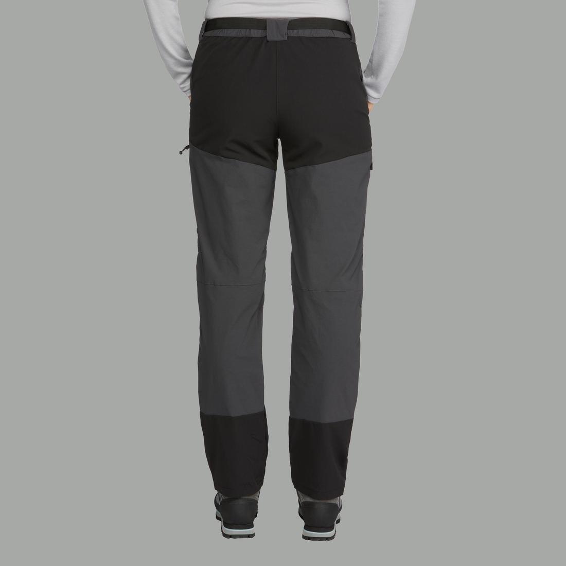 Womans Mountain Trekking Trousers - Trek 500, Grey, , large image number 3