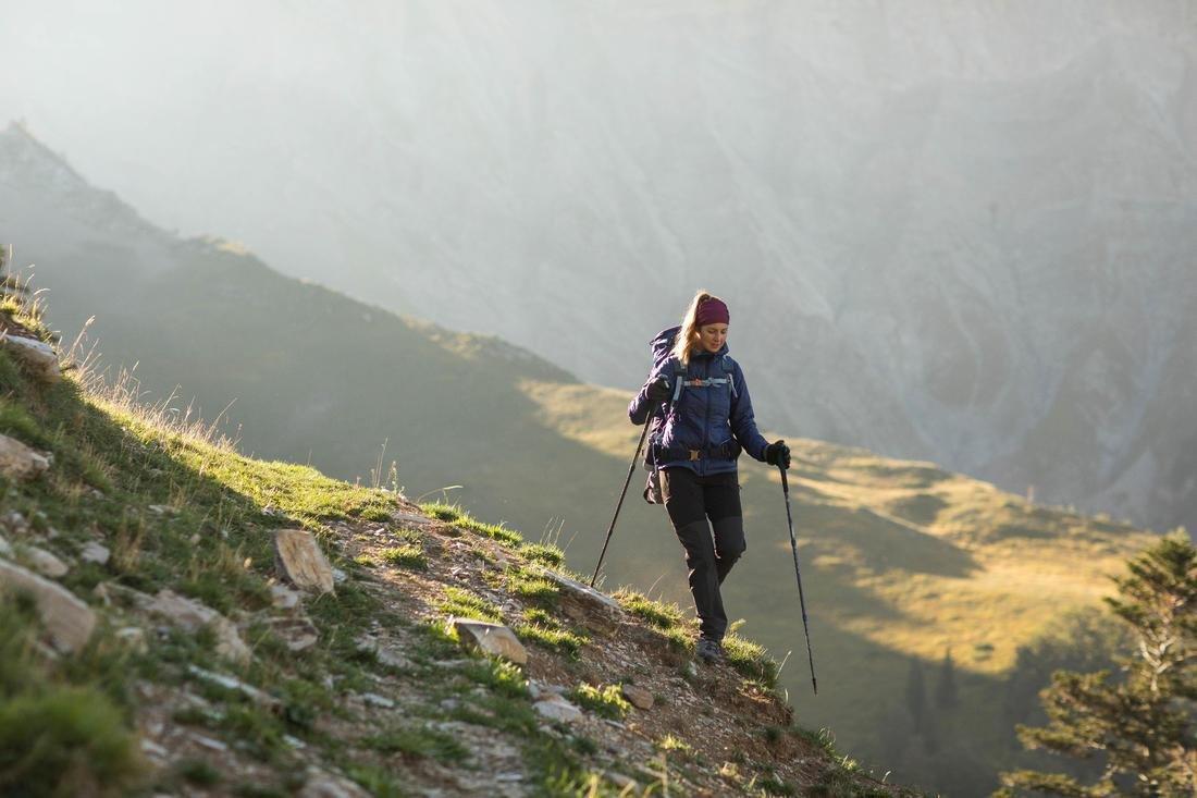Womans Mountain Trekking Trousers - Trek 500, Grey, No Color, large image number 11