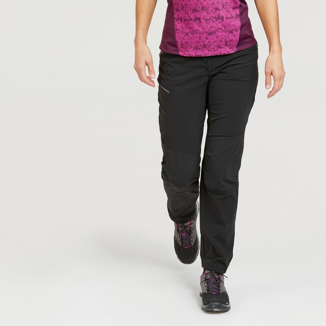 WomensVega Hiking Trousers Mh500, Black, , large image number 11