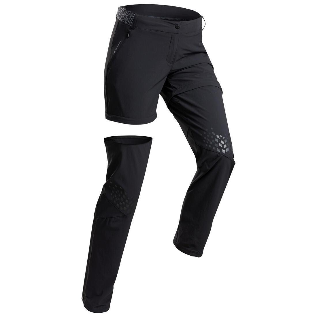 Women's Convertible Hiking Trousers, Black, 5401_000, medium