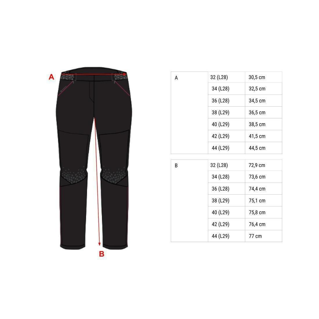 Women's Convertible Hiking Trousers, Black, 5401_000, large image number 11