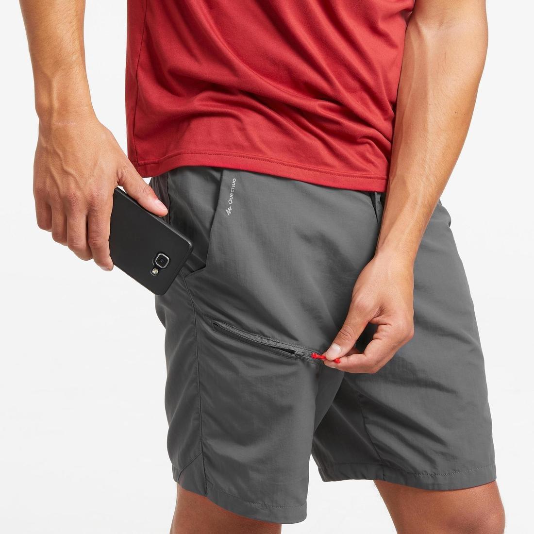 5Mens Walking Shorts, Charcoal Grey, , large image number 5