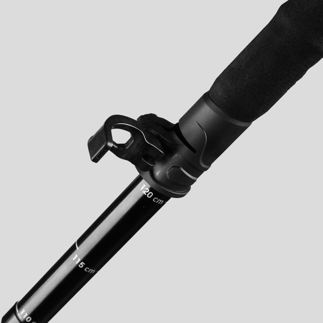 FORCLAZ - Ultra-Compact Walking Pole, Black