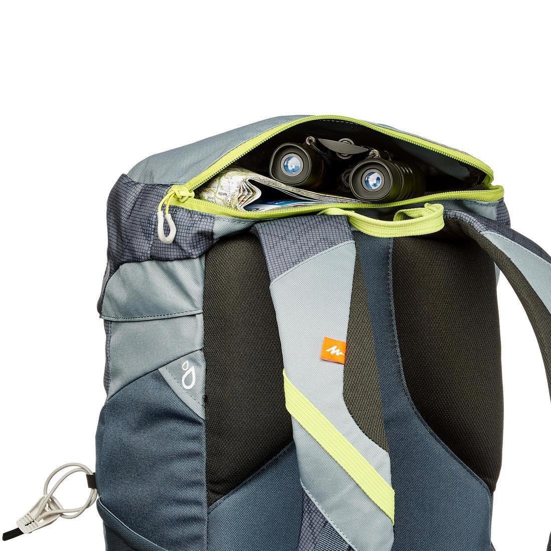 Mh100 Mountain Hiking Backpack, Grey, No Color, large image number 8