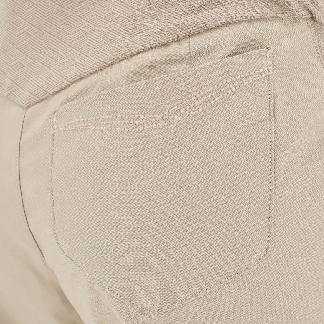Women Walking Cropped Trousers, Beige, , large image number 3
