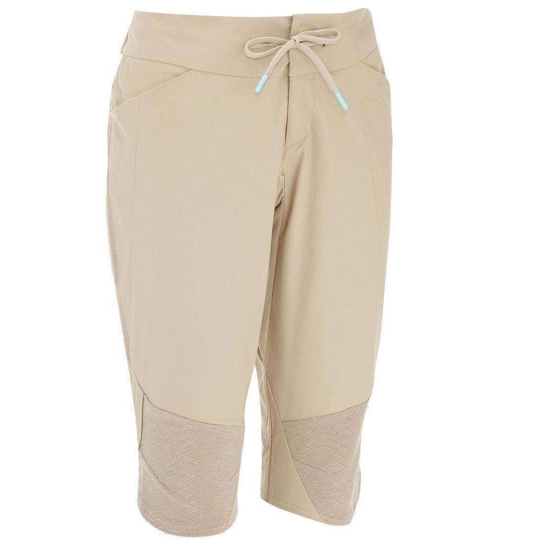 Women Walking Cropped Trousers, Beige, , large image number 13