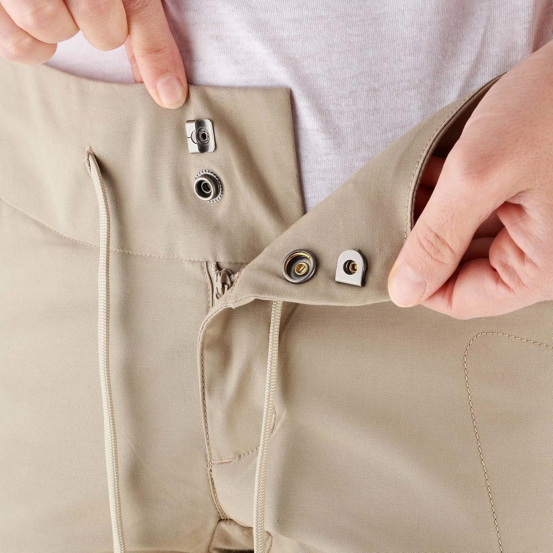 Women Walking Cropped Trousers, Beige, , large image number 14
