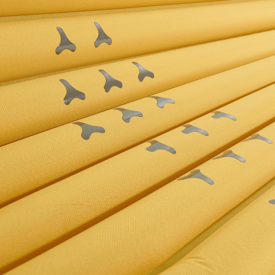 Trekking Inflatable Mattress Trek 700 Air, Yellow, No Color, large image number 4