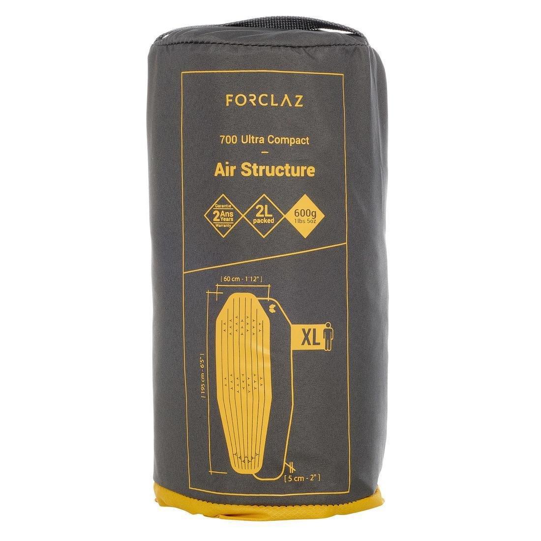 Trekking Inflatable Mattress - Trek 700 Air, Yellow, No Color, large image number 7