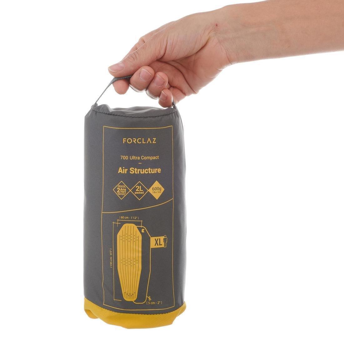 Trekking Inflatable Mattress - Trek 700 Air, Yellow, No Color, large image number 8