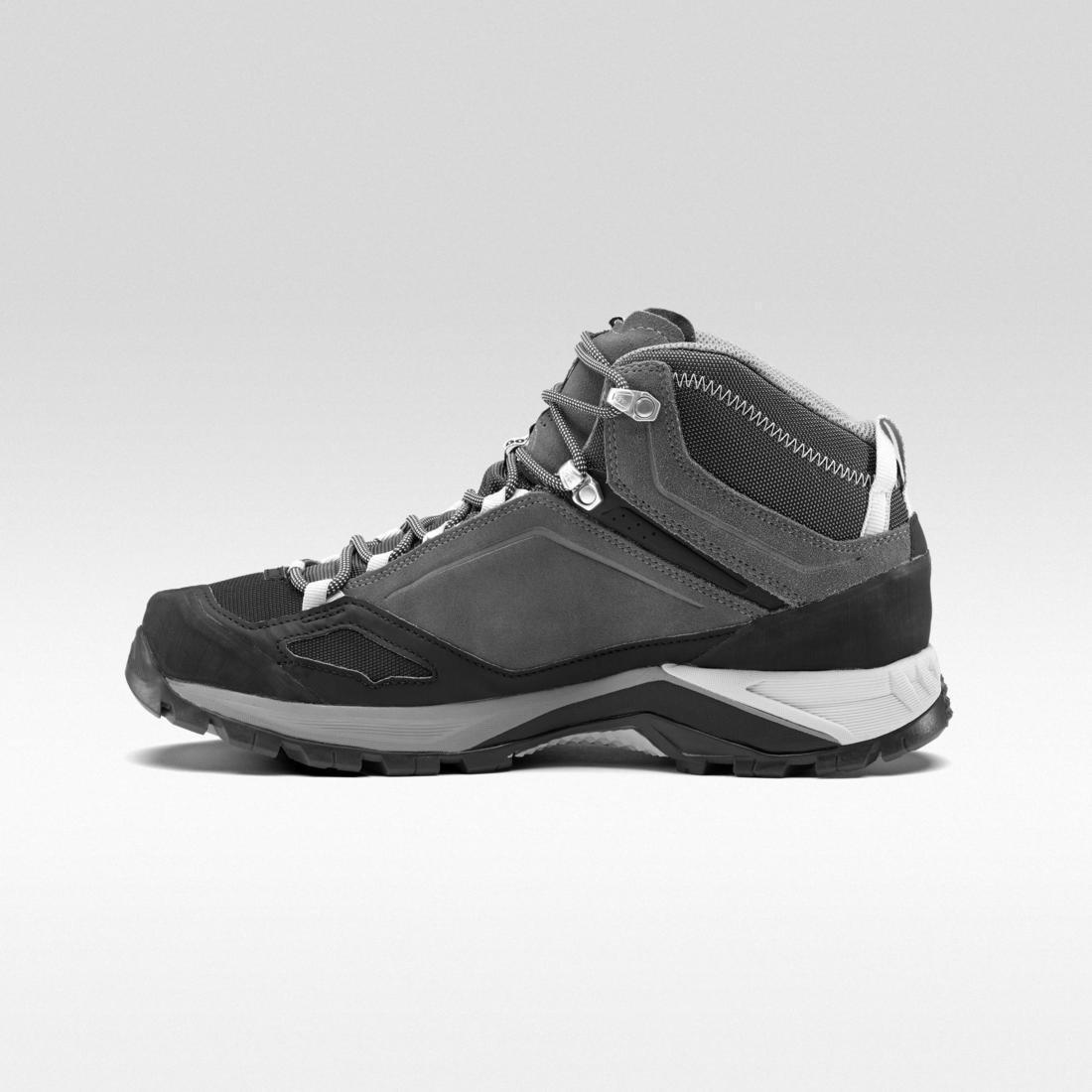 Mens Waterproof Mountain Hiking Shoes - Mh500 Mid, Grey, , large image number 1