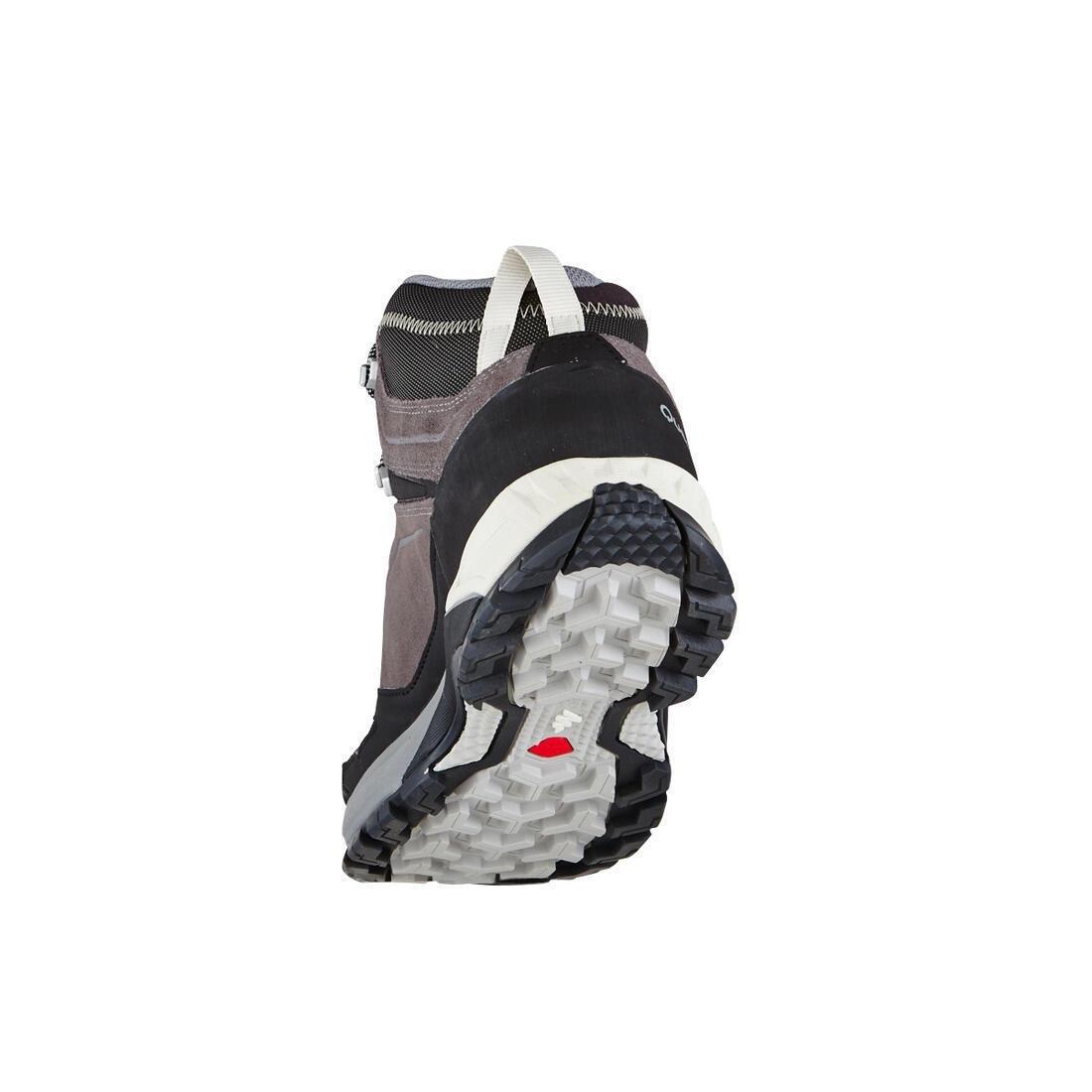 Mens Waterproof Mountain Hiking Shoes - Mh500 Mid, Grey, , large image number 13