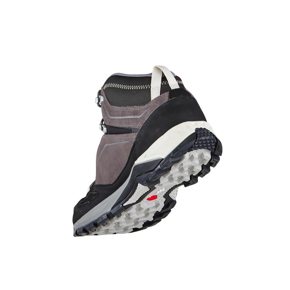 Mens Waterproof Mountain Hiking Shoes - Mh500 Mid, Grey, , large image number 14