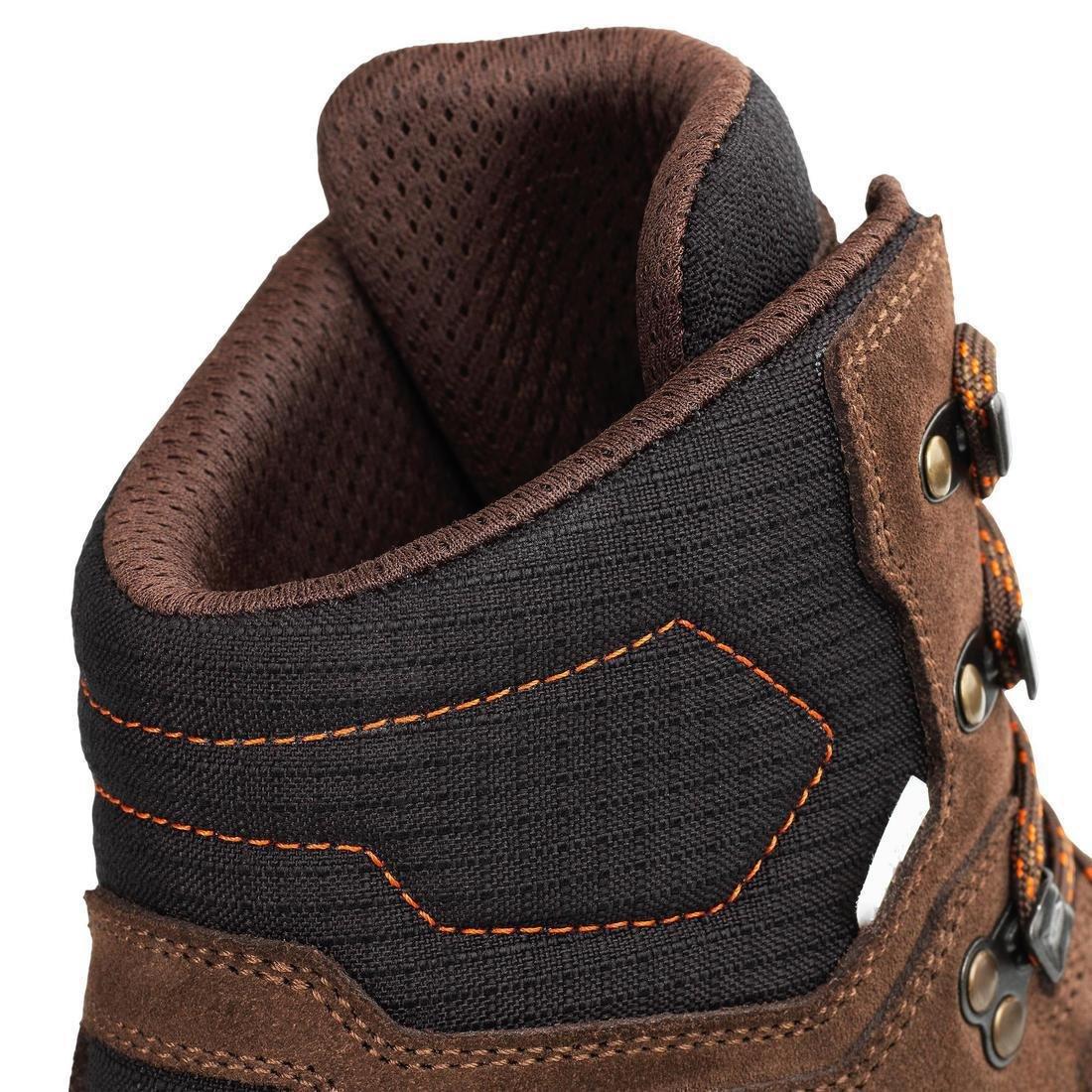 WATERPROOF ROBUST HUNTING BOOTS CROSSHUNT 500 - BROWN, , large image number 13