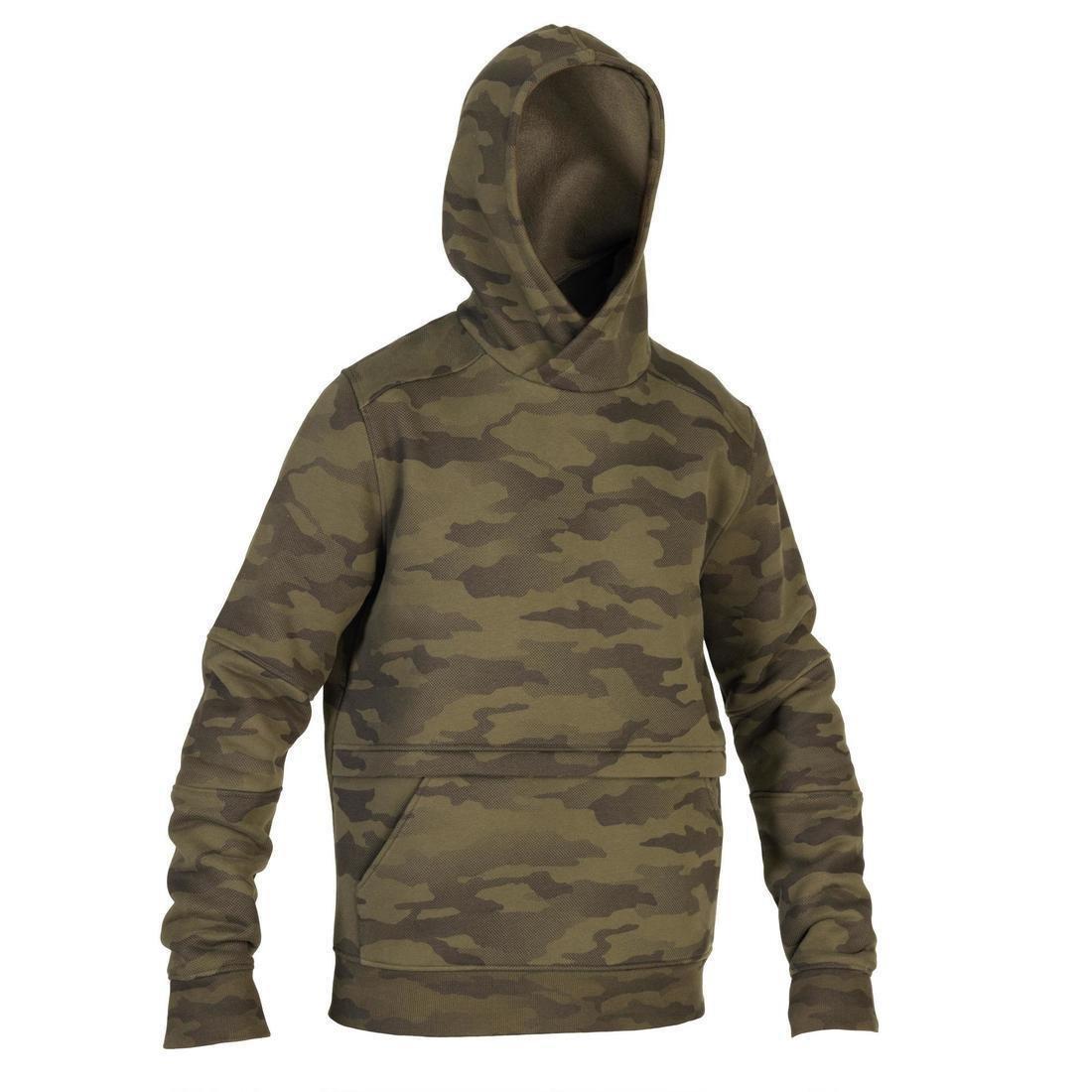Hooded Hunting Sweatshirt Halftone 500 - Camo, Yellow, 5401_000, large image number 0