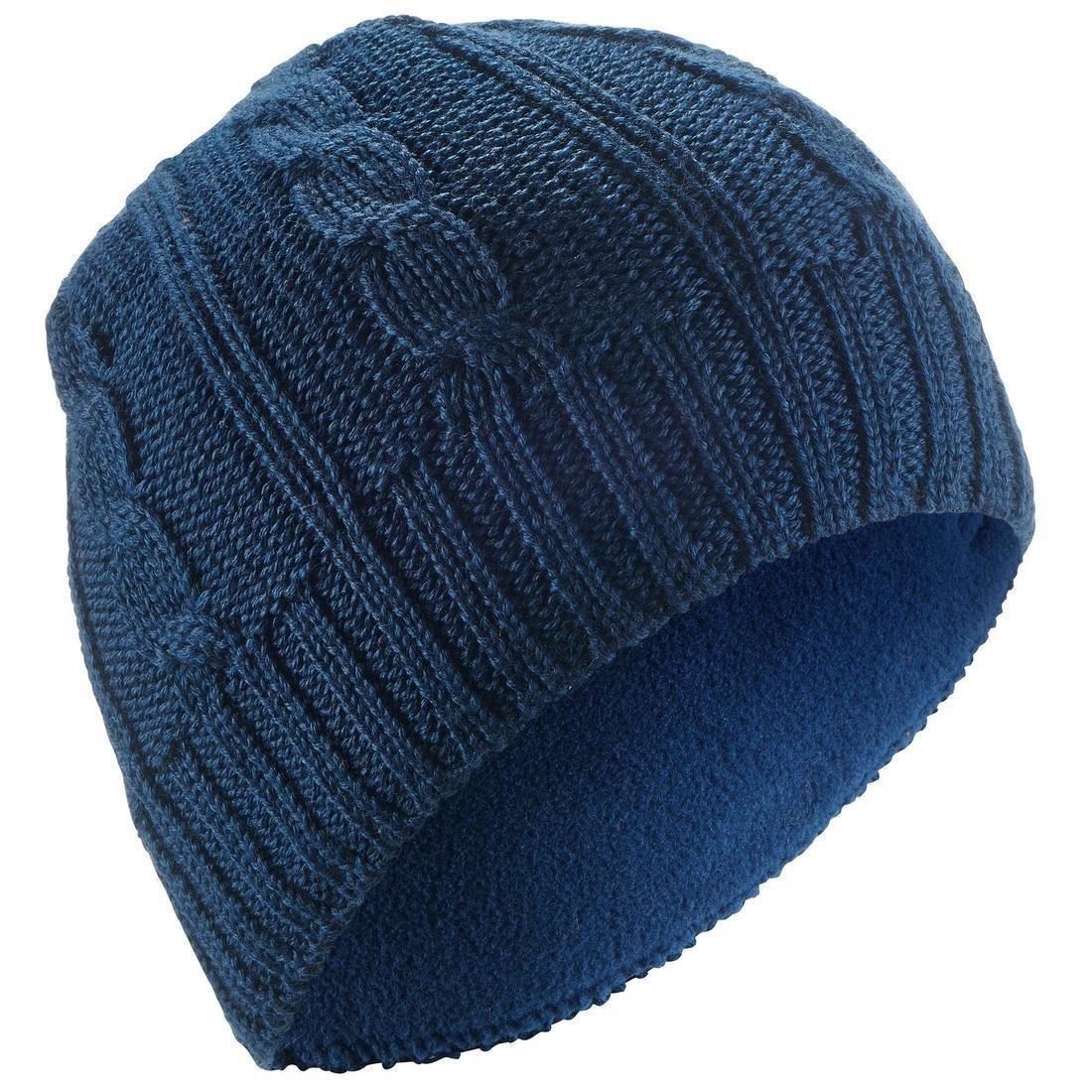 Kids Cable-Knit Ski Hat, Deep Navy Blue, No Color, large image number 1