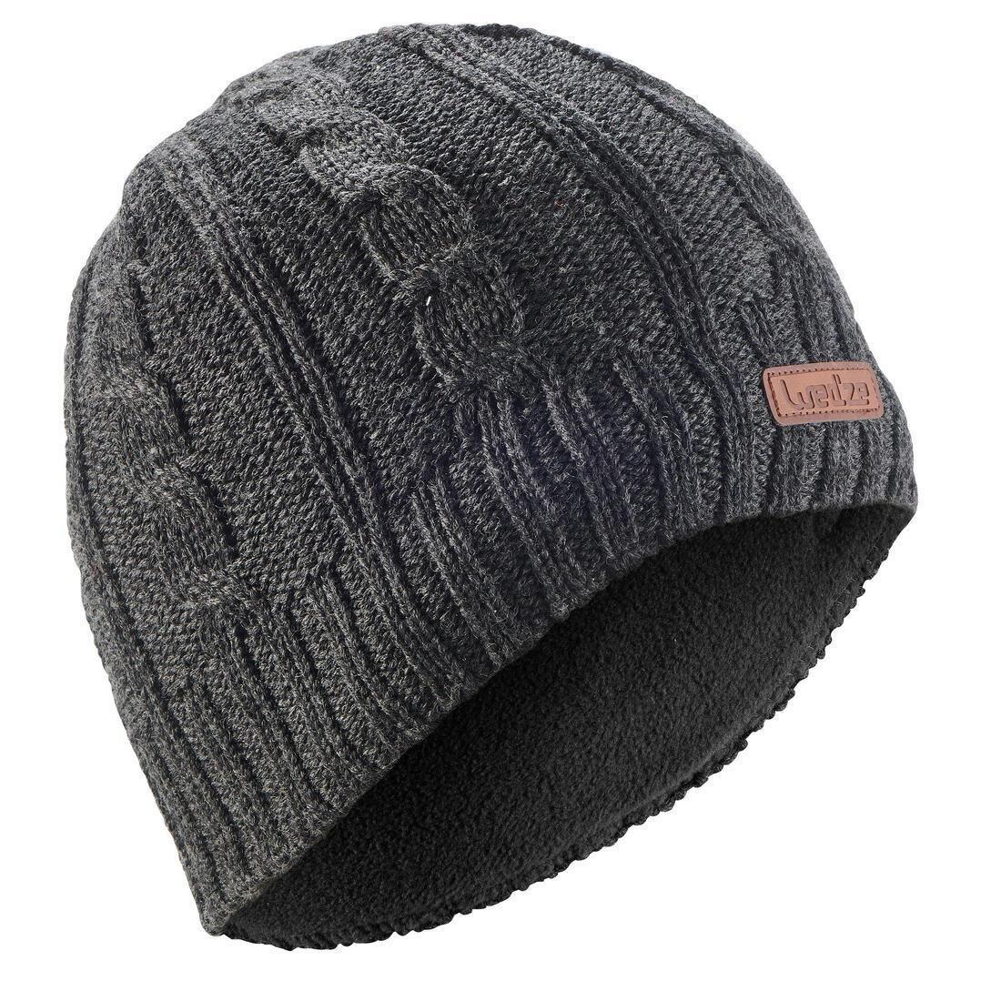 Cable Stitch Adult Ski Hat Plum, Grey, No Color, large image number 1