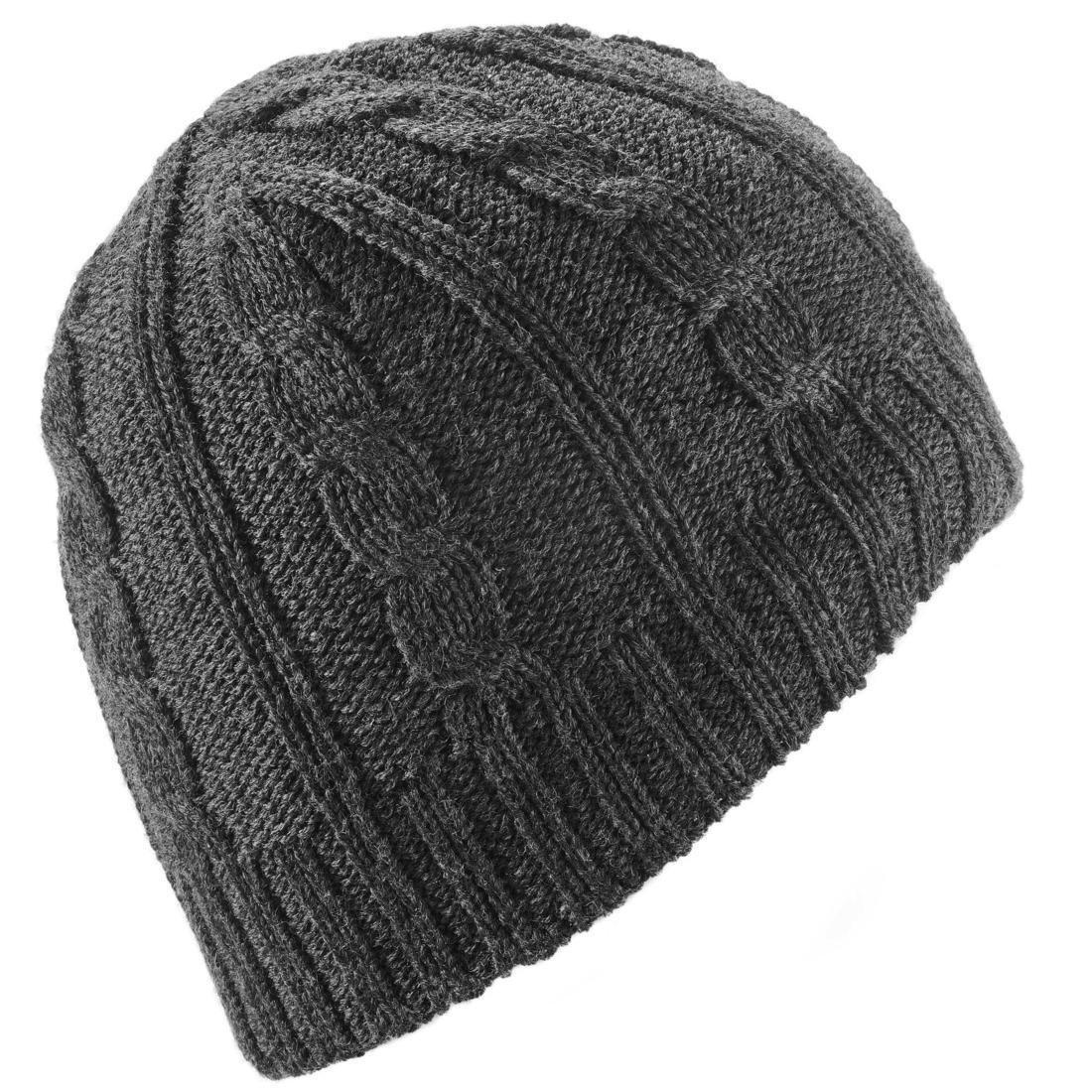 Cable Stitch Adult Ski Hat Plum, Grey, No Color, large image number 2