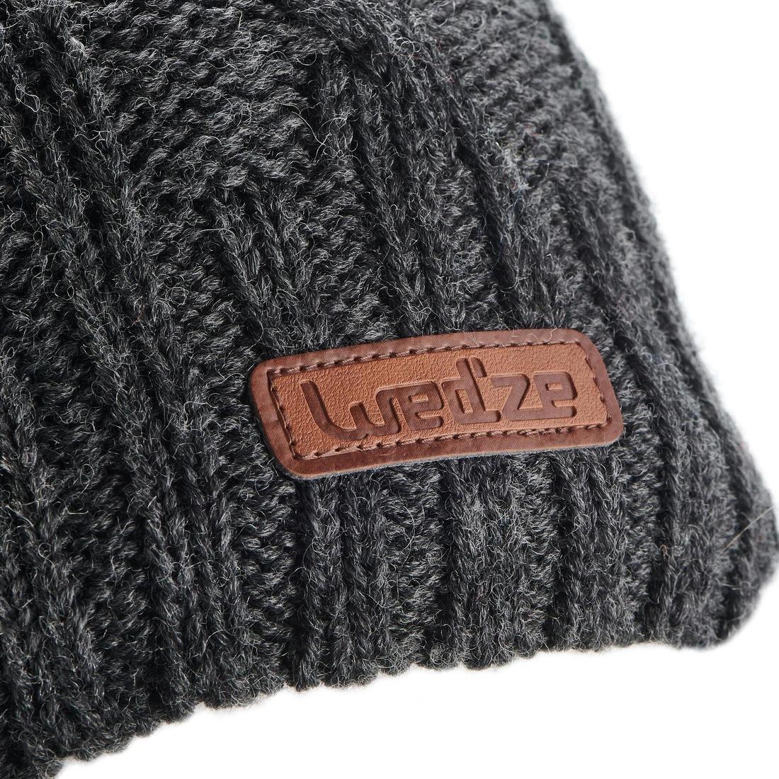 Cable Stitch Adult Ski Hat Plum, Grey, No Color, large image number 6