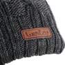 WEDZE - Cable Stitch Adult Ski Hat Plum, Grey