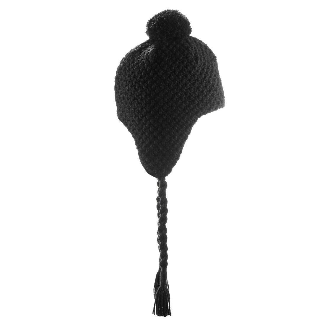 Unisex Timeless Peruvian Ski Hat, Black, No Color, large image number 5